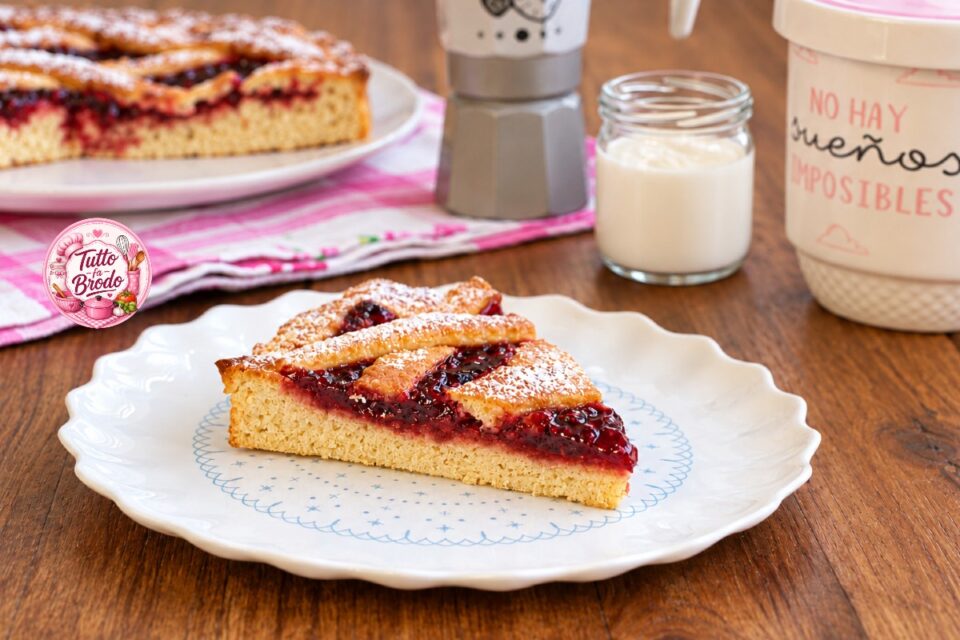 CROSTATA CON FROLLA ALLO YOGURT E MARMELLATA