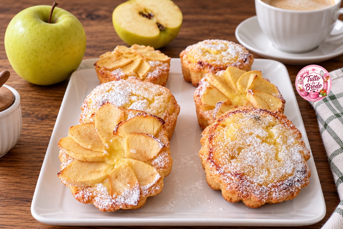 CROSTATINE DI CREMA E MELE