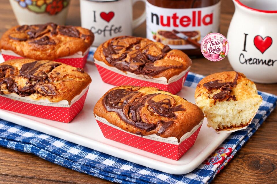 MINI PLUMCAKE ALLA NUTELLA VARIEGATI