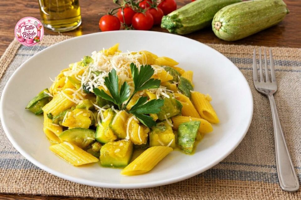 PENNETTE ZUCCHINE E ZAFFERANO