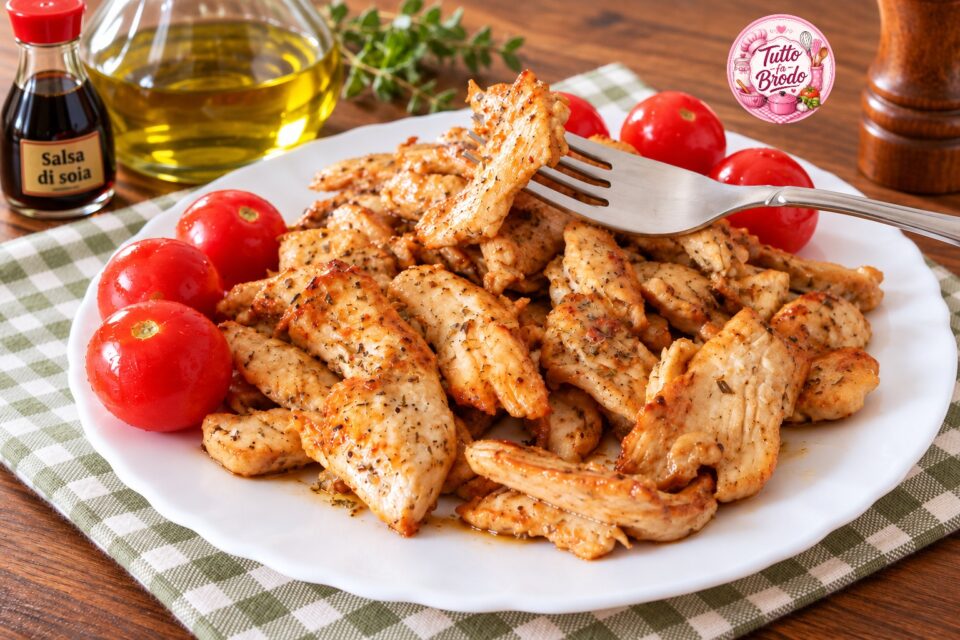 POLLO ALLA SALSA DI SOIA