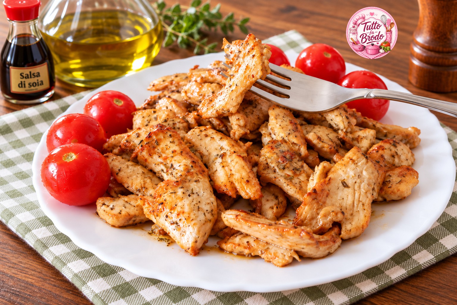 POLLO ALLA SALSA DI SOIA