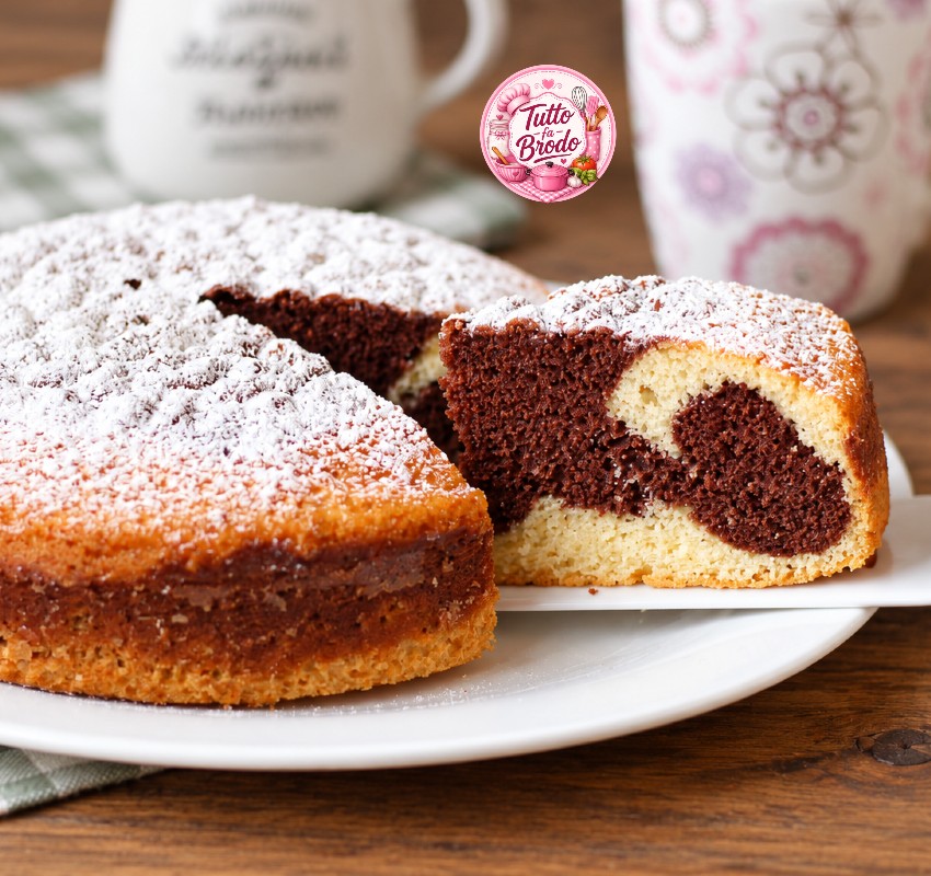 TORTA DELLA SUOCERA BICOLORE