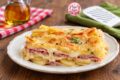 Tortino di Patate con Prosciutto e Formaggio