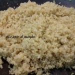 quinoa con uva bianca