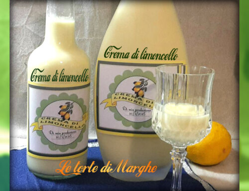Liquore crema di limoncello fatto in casa