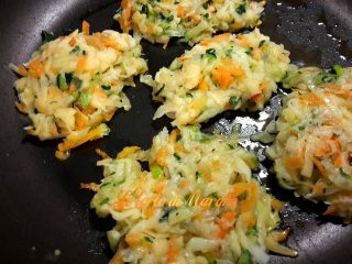 Rostì di patate zucchine e carote