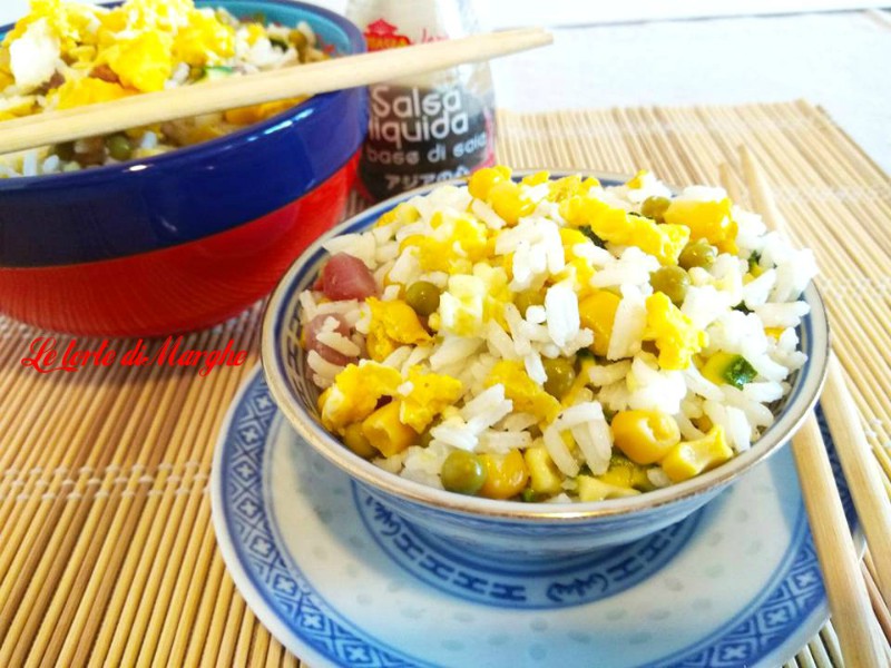 Riso alla cantonese piatto a base di riso