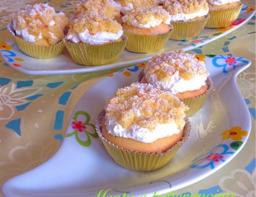 Ricetta Cupcake mimosa al limone con panna