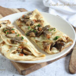 Crespelle con funghi e formaggi