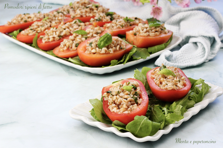 Pomodori ripieni di farro
