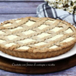 Crostata con di farina di castagne e ricotta