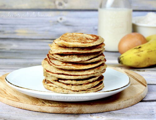 Pancakes integrali alla banana