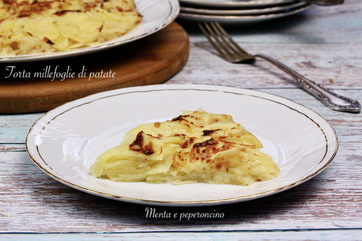 Torta millefoglie di patate