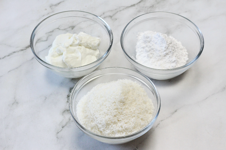 Tartufi cocco e yogurt