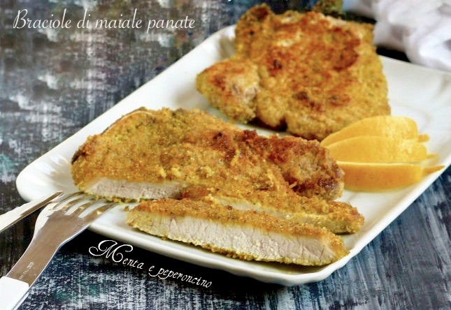 Braciole di maiale panate