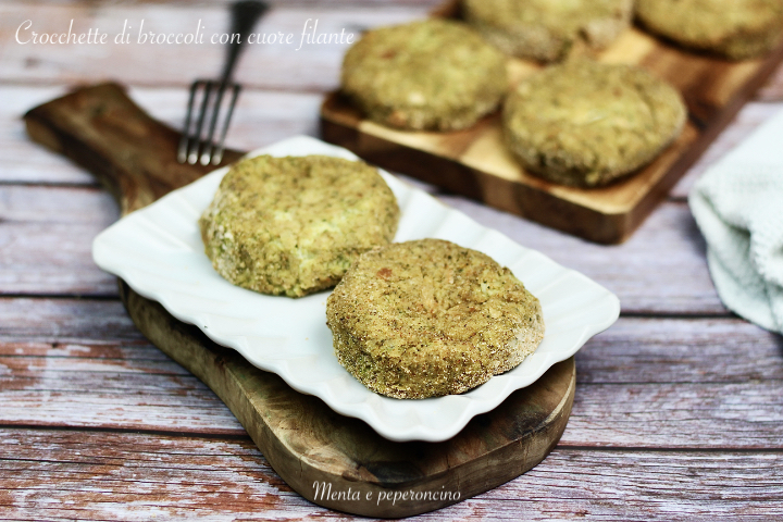 Crocchette di broccoli con cuore filante