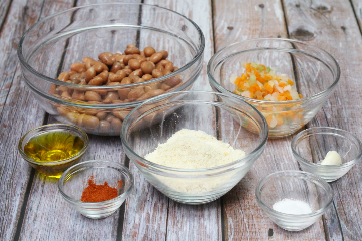 Burger di fagioli borlotti