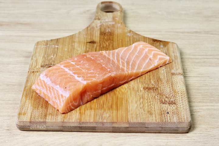 Salmone in crosta di patate