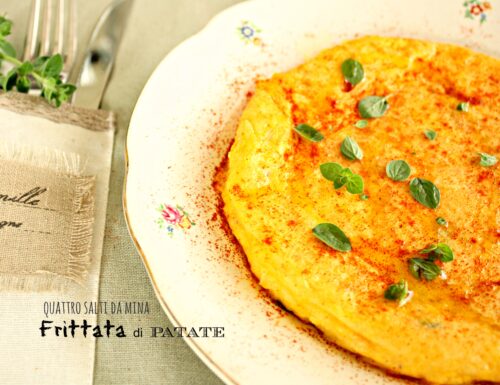 Frittata di patate e maggiorana
