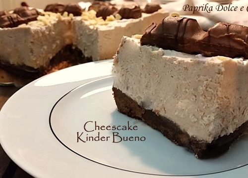 Cheesecake Kinder Bueno (senza cottura)