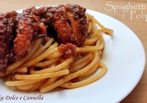 Spaghetti con i Polpi alla Napoletana
