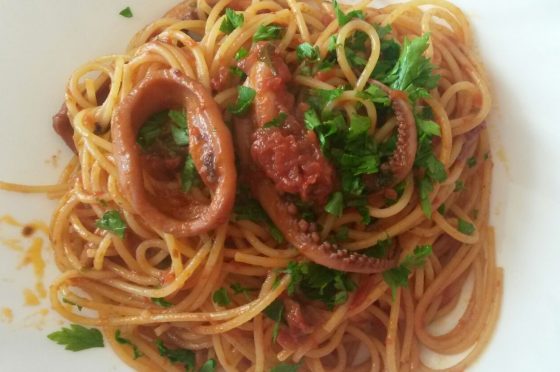 Spaghetti ai calamari
