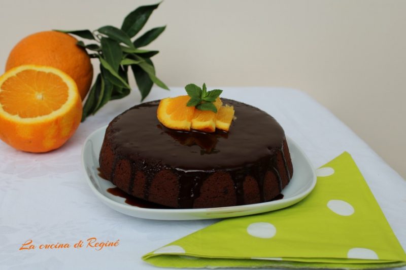 Torta cioccolato e arancia