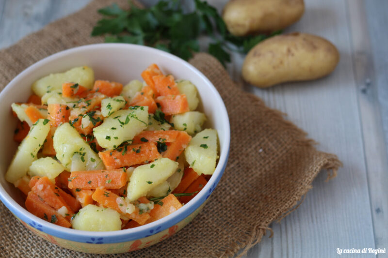 Insalata di patate e carote