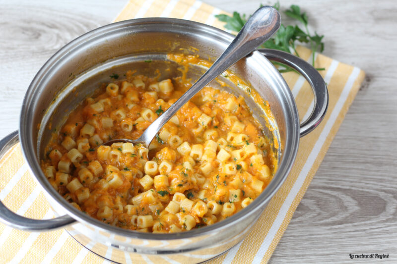 Pasta e zucca alla napoletana