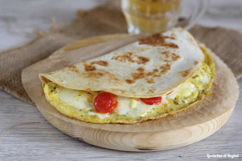 Piadina farcita con frittata