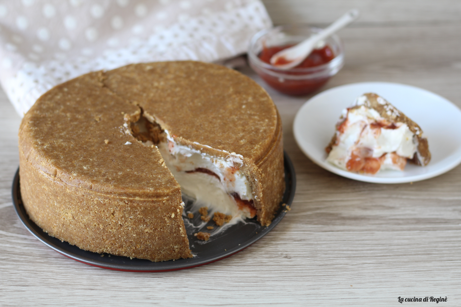 cheesecake fredda capovolta
