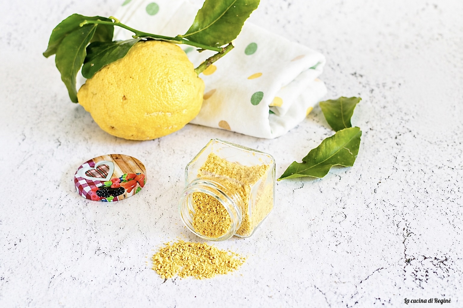 Aroma limone in polvere