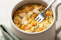 Frittata in tazza con zucca e rosmarino: la ricetta monoporzione express in microonde