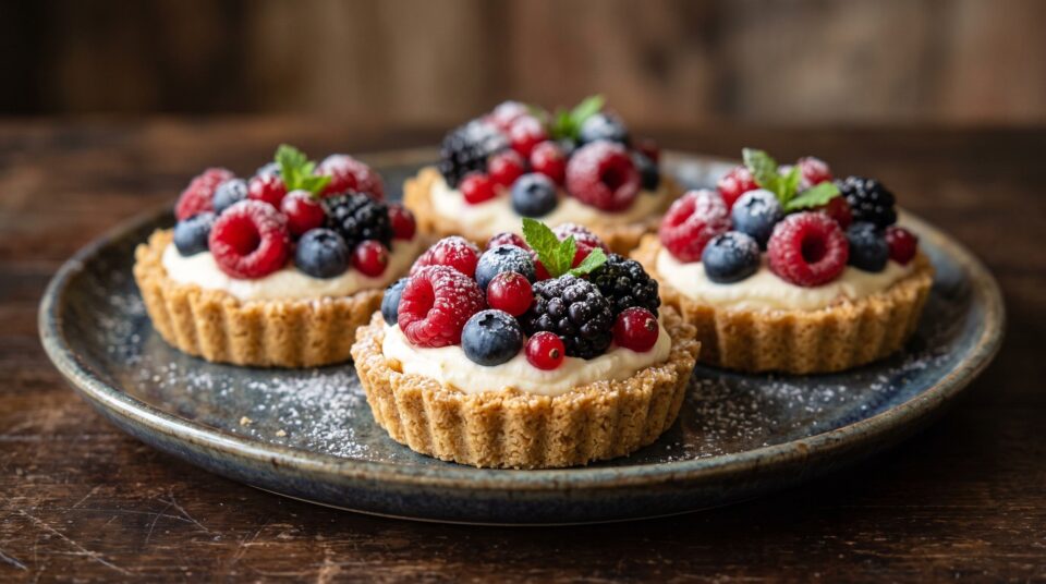 tartellette fake ai frutti di bosco