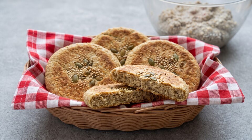 Pane all'avena in padella