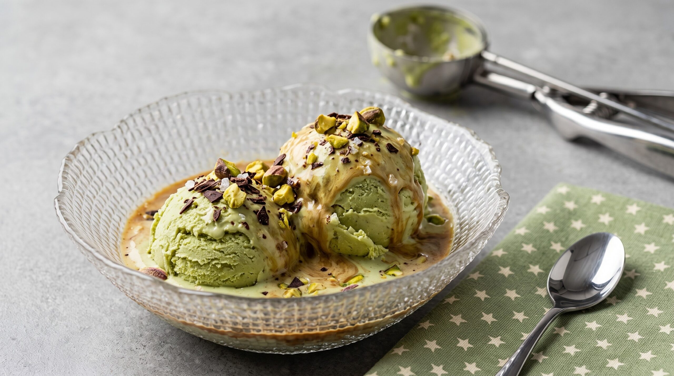 affogato al pistacchio gourmet