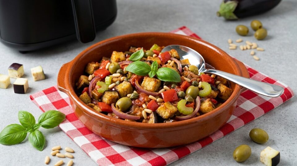 caponata in friggitrice ad aria 