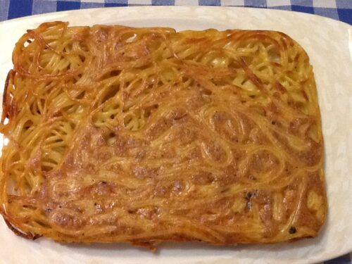 Frittata di spaghetti al forno