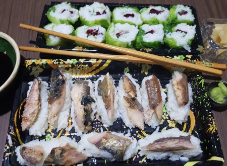 Sushi con nigiri e hosomaki