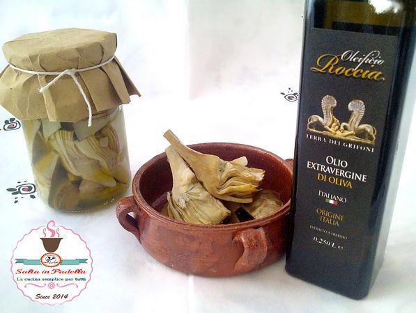 Carciofi sottolio in olio extravergine d'oliva