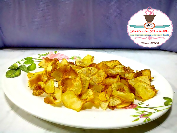 Chips di patate con fior di sale alla liquirizia