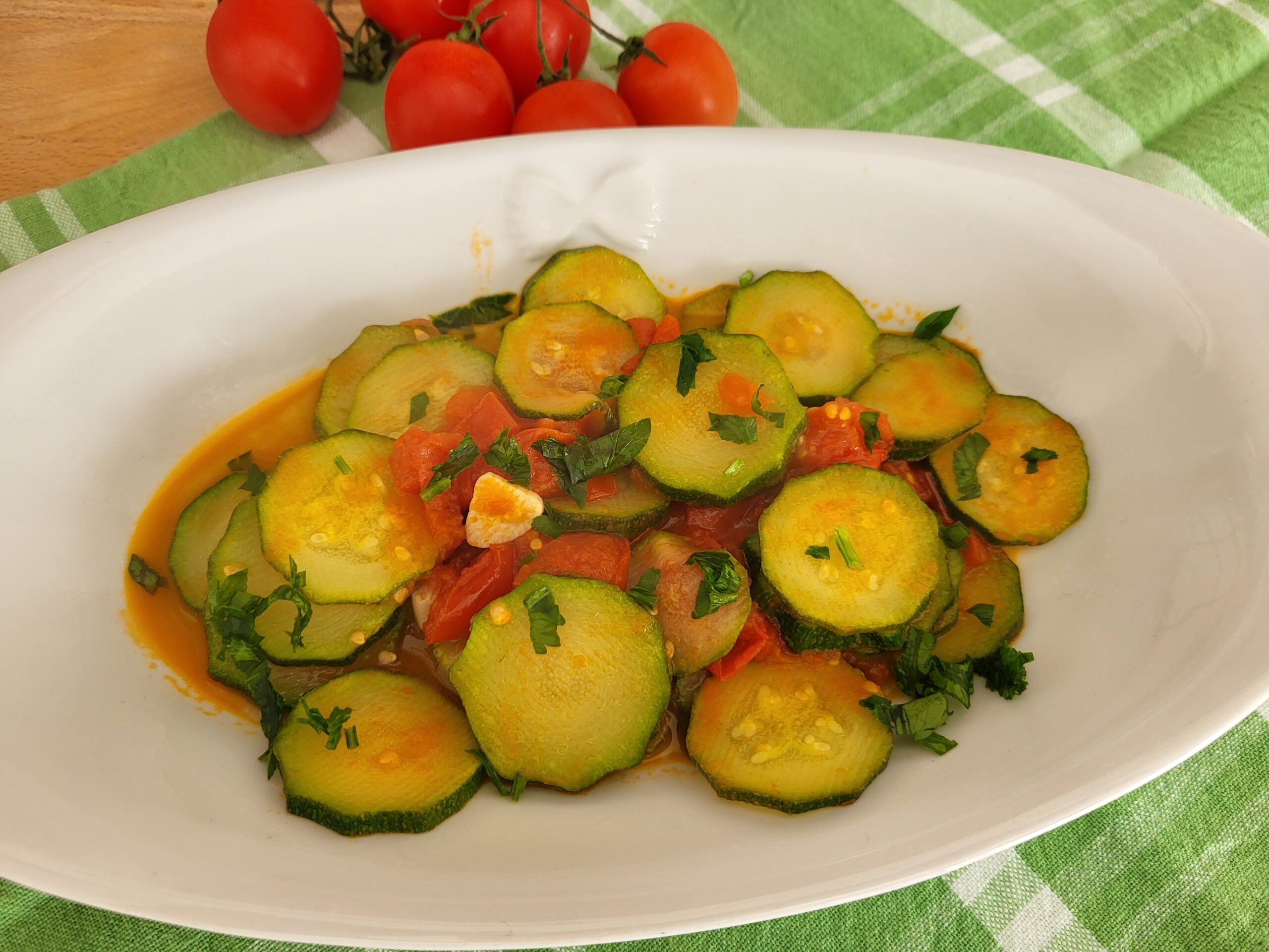 Contorno di zucchine e pomodori - Simo - la firma in cucina