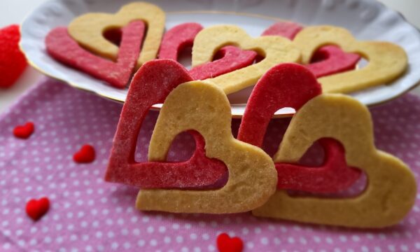Biscotti San Valentino-doppio cuore