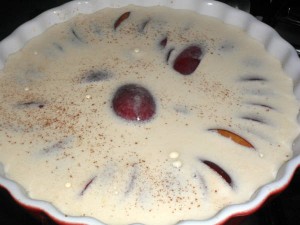 Clafoutis alle prugne