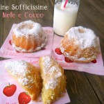 Tortine sofficissime alle mele e cocco
