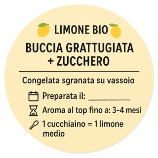 Come congelare buccia e succo di limone