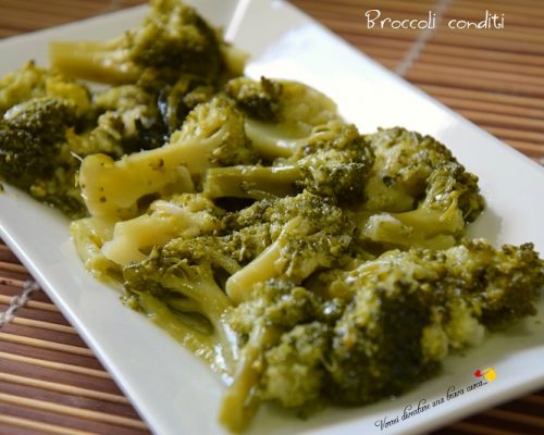 Broccoli conditi