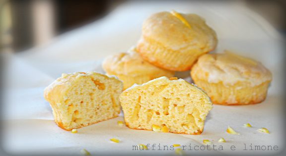 Muffins ricotta e limone