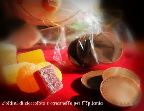 Soldini di cioccolato e caramelle per l’Epifania